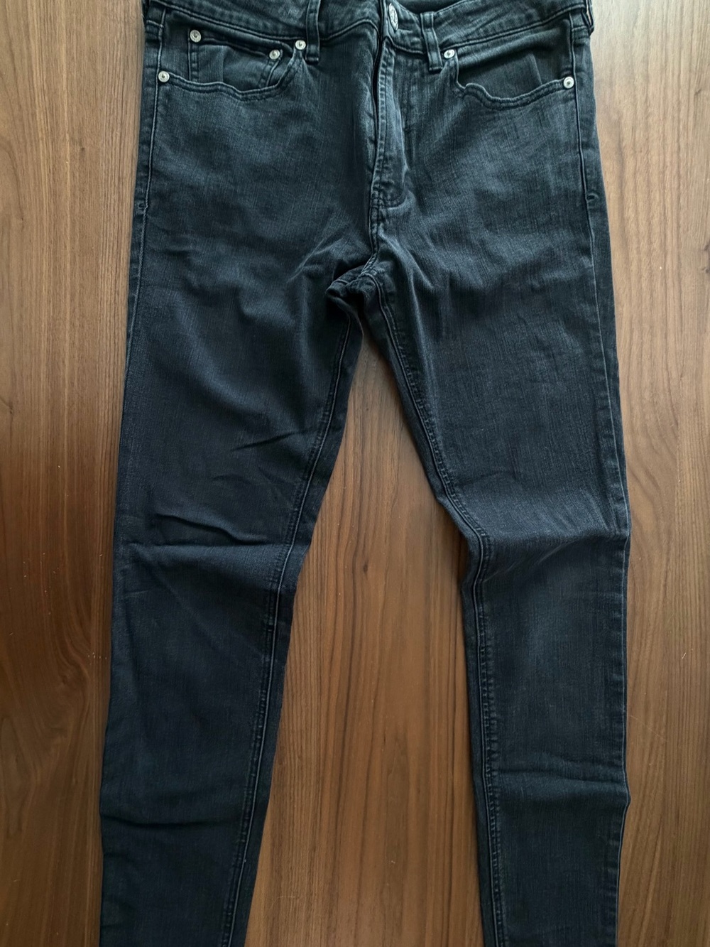 PacSun Men's Skinny Jeans in Washed Black